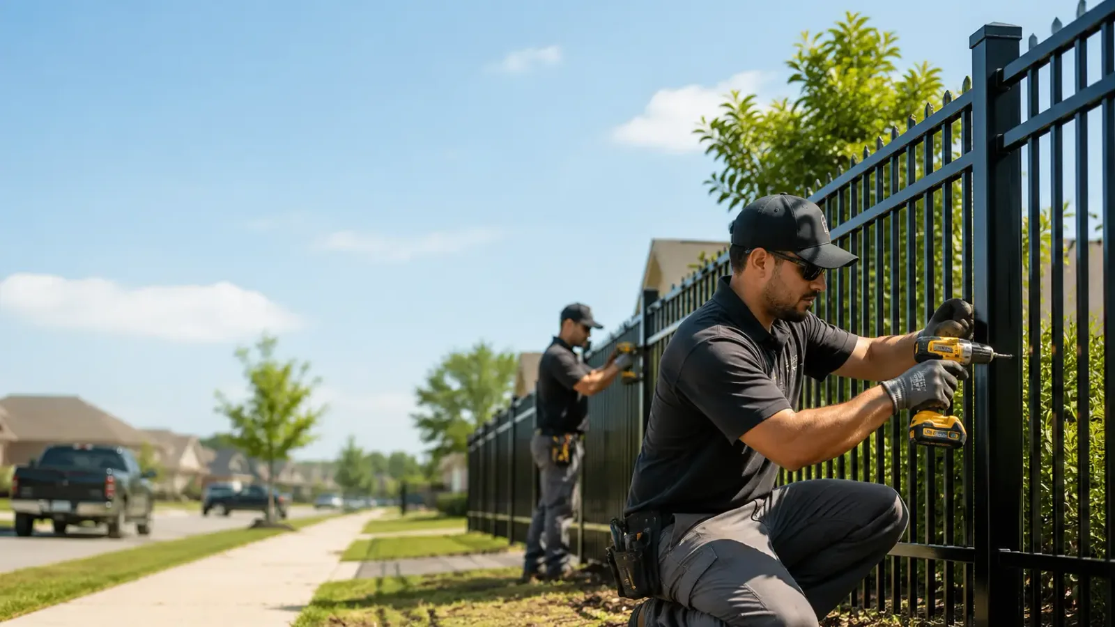 Metal Fence Installation in Hunter, AR
